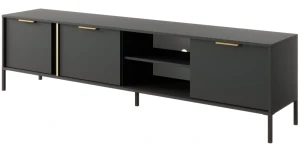 TV-Lowboard LARS 203 cm Anthrazit
