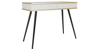 Schminktisch Oro 102x79x50 cm weiß  