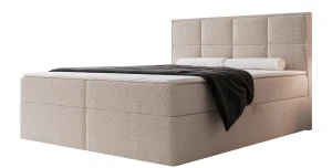 Boxspringbett Silensio 120x200 (Bonell-Matratze und Topper), mit zwei Bettkästen 