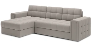 Ecksofa Blenvi L-form mit Schlaffunktion und Bettkasten
