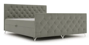 Boxspringbett Guliette Lux 200x200 (Bonell-Matratze und Topper), mit zwei Bettkästen    