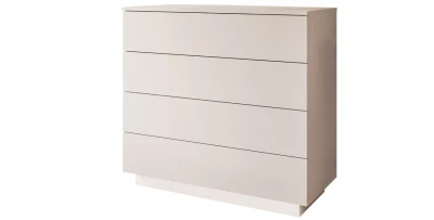 Kommode Luna 95 cm mit LED-Beleuchtung Kaschmir 