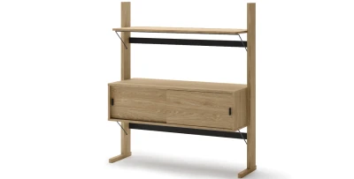 Regal 2d OLLIE OL-03  108x121x40 cm Eiche geölt 