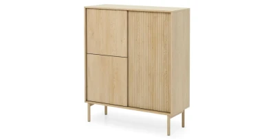 Highboard Tavo A 3D Eiche Cremona 104x122x40 cm