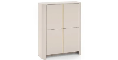 Highboard Kommode Bari K-103 Kaschmir 103x132x39 cm