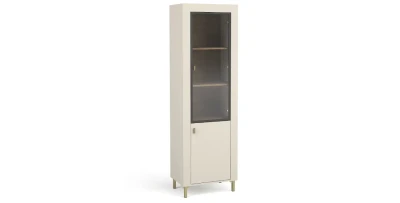 Vitrine mit LED-Beleuchtung Mossa MO3 Kaschmir