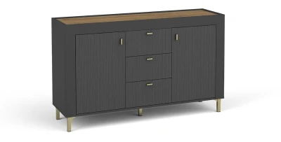 Kommode 2d3s Mossa MO6 Schwarz