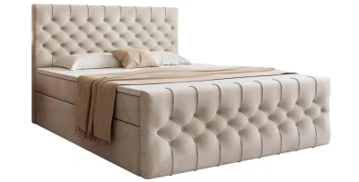 Boxspringbett KEMER 160x200 Chesterfield mit 2 Bettkästen