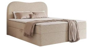 Boxspringbett NUAGE 160x200 cm mit Stauraum (Bonell+Topper)  