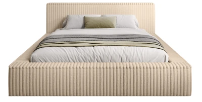 Designer Polsterbett Melody 140x200 Cord mit Stauraum