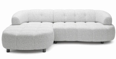 Premium Ecksofa Velpa S im Organic Design, elektrischer Sitzvorzug, HR-Schaum, Webstoff, 284x183 cm