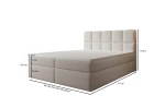 Boxspringbett Massimo Bouclé mit Stauraum diam