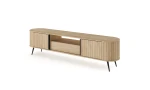 TV-Lowboard-Fernsehtisch-MIZU-196-cm-Cremona-Eiche-Lamellen-Schiebetüren