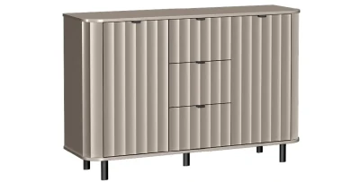 Kommode DIUNA NO-1 Weiß/Grau