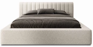 Polsterbett Amira 140x200 Doppelbett Bettgestell Lattenrost  mit Bettkasten   