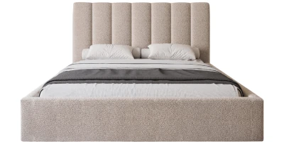 Polsterbett Roma 140x200 Doppelbett Bettgestell Lattenrost mit Bettkasten    