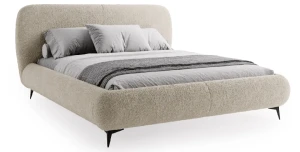 Designer Polsterbett POLLY | 160x200 cm | Lattenrost & Stauraum 