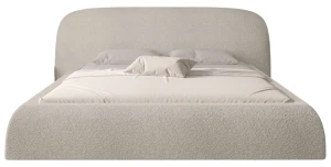  Designer Polsterbett Atlanta Bouclé 160x200 mit Stauraum