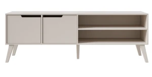 TV-Lowboard LYKKE 160cm Kaschmir | TV-Schrank Japandi Design