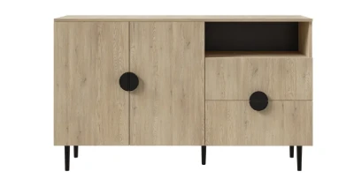 Kommode KYOTO | Cremona Eiche | Japandi Design 