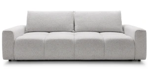 XXL Schlafsofa Bianco (3-Sitzer), Webstoff Puente, mit Bettkasten, 250 cm breit