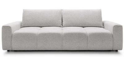 XXL Schlafsofa Bianco (3-Sitzer), Webstoff Puente, mit Bettkasten, 250 cm breit