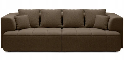 XXL Big Sofa Albio 2x elektrischer Sitzvorzug, feine Steppung, edler Stoff 286 cm