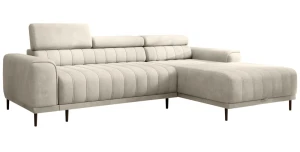 Design Ecksofa CALDO MINI (272x178) Breitcord, PUMA-Schlaffunktion