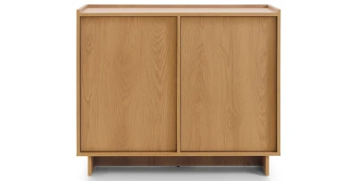 Kompakte Kommode YOSHI (98 cm) – Eiche Carmel (Japandi Stil)