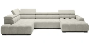 Wohnlandschaft 393x205 cm BULL XL U-Form mit elektrischer Sitztiefe