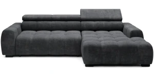 Ecksofa 285x168 cm BULL S L-Form mit elektrischer Sitztiefenverstellung