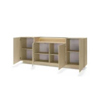 HIRO kakao dąb cremona - B - komoda 203 4d (4).webp