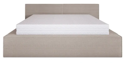 Polsterbett DOHA 180x200 XXL Cord-Stoff POSO Bettkasten Luxus Design