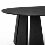 tisch-221/2-Ausziehbarer-Esstisch-AURA Ø -100/180-cm –Geometrisches-Design-(Farbwahl)