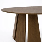 tisch-221/2-Ausziehbarer-Esstisch-AURA Ø -100/180-cm –Geometrisches-Design-(Farbwahl)