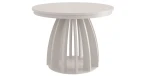 Ausziehbarer-Esstisch-LUNA-Ø-100/140 cm–Offenes-Lamellen-Design-(Farbwahl)-tisch220 k