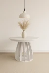 Ausziehbarer-Esstisch-LUNA-Ø-100/140 cm–Offenes-Lamellen-Design-(Farbwahl)-tisch220 k