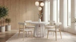 Ausziehbarer-Esstisch-LUNA-Ø-100/140 cm–Offenes-Lamellen-Design-(Farbwahl)-tisch220 k