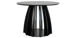 Runder-Esstisch-LUNA-Schwarz-Ø-100-cm–Offenes-Lamellen-Design