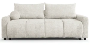 3-Sitzer Sofa Couch OMIA 236 cm – Modernes Rillen-Design, inkl. Kissen