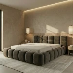 Designer-Polsterbett-BOSTON-SLIM-140x200-cm-aus-Samt–Low-Seating-Bett-mit-95cm-Kopfteil