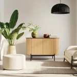 Sideboard-ROTTO-RT-02-(124 cm)–Eiche-Vincenza-&-Eukalyptus-|-Riffel-Design
