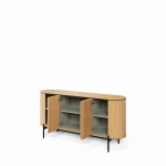 Großes-Sideboard-ROTTO-RT-03-(168 cm)–Eiche- Vincenza-&-Eukalyptus-|-4-Türen
