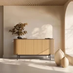 Großes-Sideboard-ROTTO-RT-03-(168 cm)–Eiche- Vincenza-&-Eukalyptus-|-4-Türen
