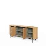XXL-Sideboard-ROTTO-RT-04-(200 cm)–Eiche-Vincenza-&-Eukalyptus-|-4-Türen