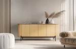 XXL-Sideboard-ROTTO-RT-04-(200 cm)–Eiche-Vincenza-&-Eukalyptus-|-4-Türen