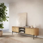 TV-Lowboard-ROTTO-RT-05-(168 cm)–Eiche-Vincenza-&-Eukalyptus-|-Lowboard-Riffel-Optik