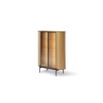 Vitrine-ROTTO-RT-10-(107 cm)–Eiche-Vincenza-|Riffel-Optik-&-Glas