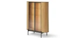 Vitrine-ROTTO-RT-10-(107 cm)–Eiche-Vincenza-|Riffel-Optik-&-Glas