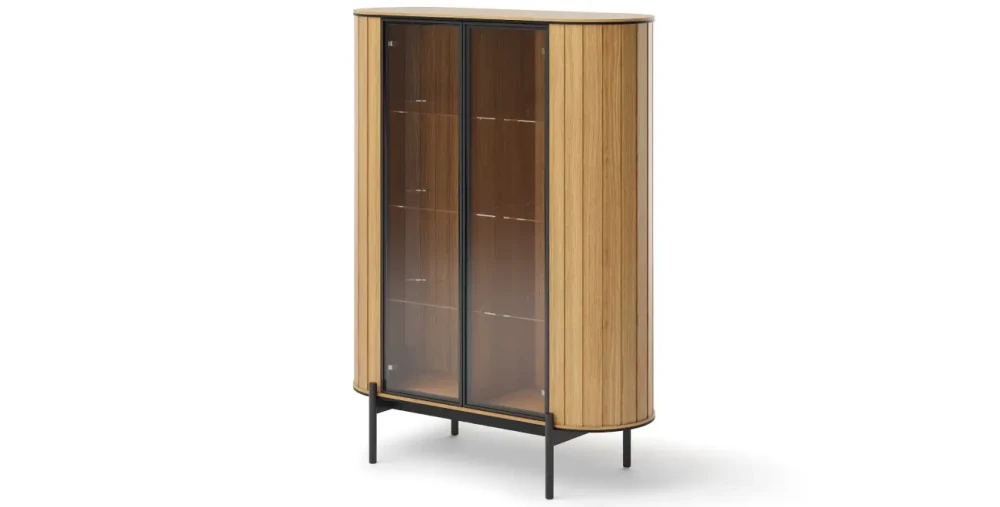 Vitrine-ROTTO-RT-10-(107 cm)–Eiche-Vincenza-Riffel-Optik-Glas